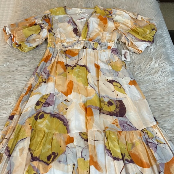 Jessica Simpson | Watercolor Floral Dress - Picture 7 of 12